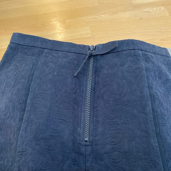 JCrew A-Line Navy Skirt - Picture 4 of 4